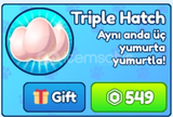 ⭐[ Bubble Gum Simulator ] TRİPLE HATCH | HIZLI