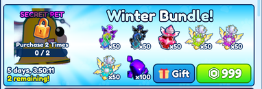 Bubble Gum Simulator Winter Bundle