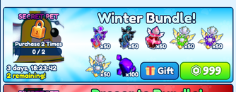 Bubble Gum Simulator Winter Bundle