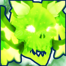 BUBBLE GUM SIMULATOR WOLF SKULL