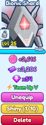BUBBLE GUM YENİ BIONIC SHARD team up V