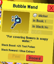 bubble wand