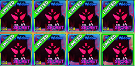 Bubblegum Simulator wicked widow 15 adet