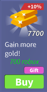 Build A Boat For Treasure 7700 Gold