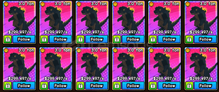 Build A Zoo 10x 299k Godzilla Pet!!