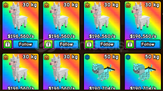 Build A Zoo Random 10x 180/196k Pet!!