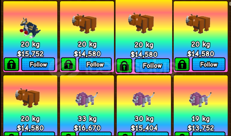 Build A Zoo Random 10x Myhstic Pet Build A Zoo Random 10x Myhstic Pet