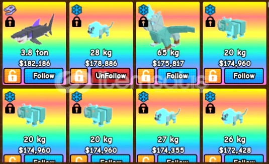 Build A Zoo Random 5x 130-180k Pet Build A Zoo Random 5x 130-180k Pet