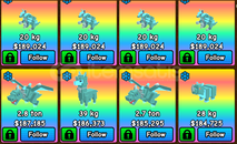 Build A Zoo Random 10x 138/189k Pet