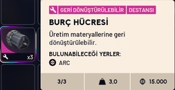 Burç Hücresi x3 –Ucuz Gerçek Stok!