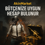 BÜTÇENİZE GÖRE PUBG HESABI SATILIR HER TÜRLÜ!