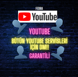 ⭐ BÜTÜN YOUTUBE SERVISLERI İÇİN DM! ⭐