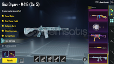 BUZ 5 BOL ÖLÜM MESAJLI EMOJİ DELİSİ HESAP