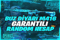 ⭐️BUZ DİYARI GARANTİ⭐️LÜKS PUBGMOBILE RANDOM⭐️