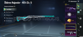 ⚡Buz M4 3 LEVEL ⚡ + 3 Destansı ⚡ Kostüm ⚡