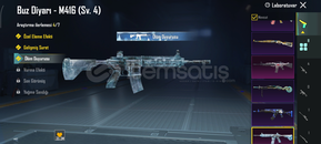 BUZ M4 (4 LVL) + KOMUTAN FULL S6 HESAP BUZ M4 (4 LVL) + KOMUTAN FULL S6 HESAP