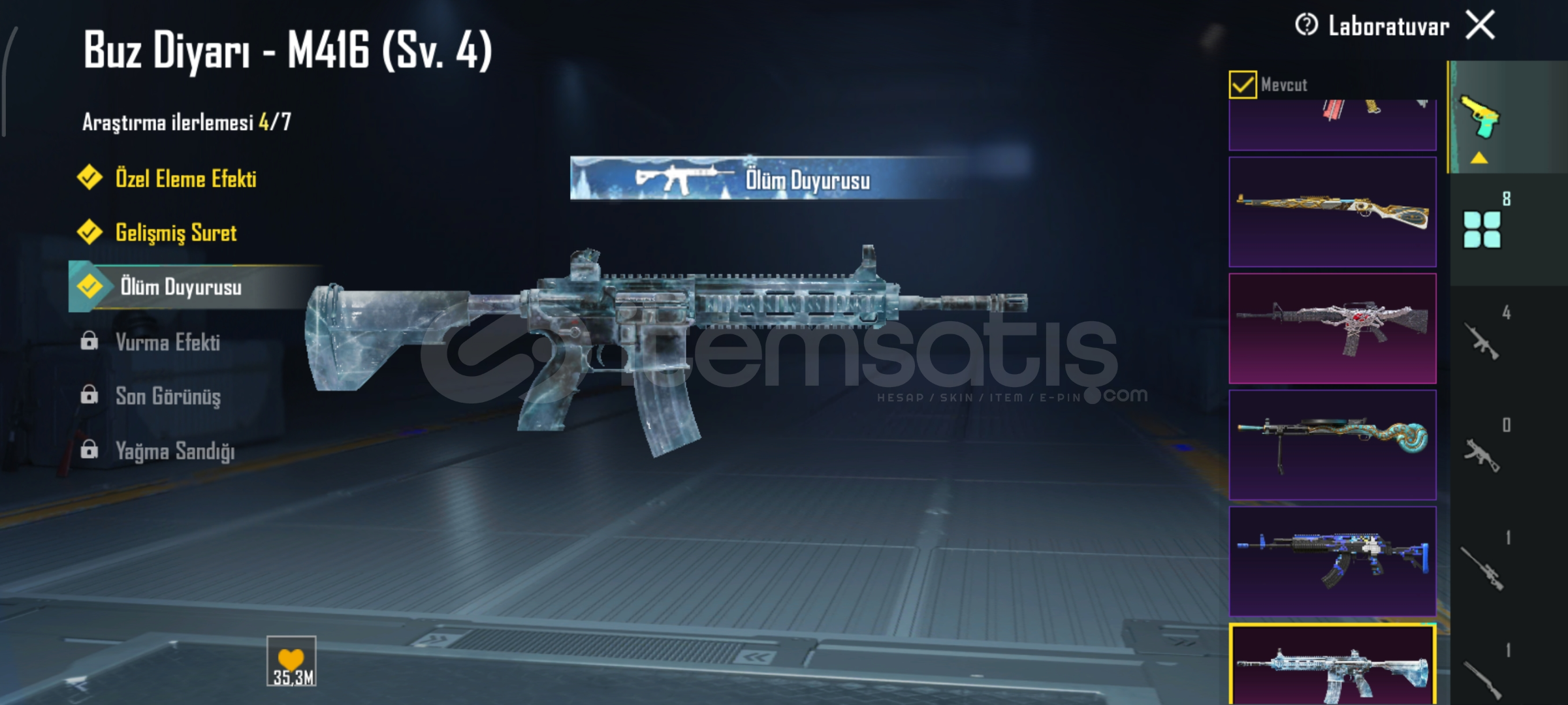 BUZ M4 (4 LVL) + KOMUTAN FULL S6 HESAP BUZ M4 (4 LVL) + KOMUTAN FULL S6 HESAP