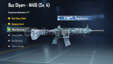 BUZ M4 4 VURMA EFEKTİ M762 BUZ M4 4 VURMA EFEKTİ M762