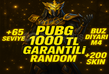 BUZ M4⭐️69 LEVEL⭐️300 SKİN LÜKS 1000TL RANDOM⭐