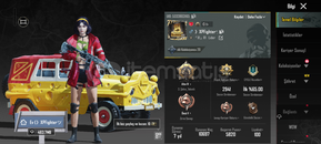 BUZ M4 LÜ 73 LEVEL EFSANE HESAP 