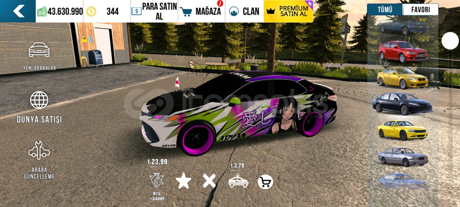 CPM1 TOYOTA COROLLA ANIME CIZIMLI!! CPM1 TOYOTA COROLLA ANIME CIZIMLI!!