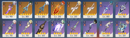 C1R1 MAVUIKA C0R1 AYAKA C0R1 SHENHE KAZUHA+ XIAO