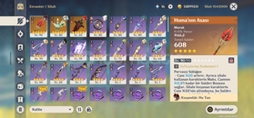 C1 R1 Hu Tao C0 R1 Nahida AR 55 15X5 Silahlarla