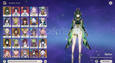 C2 Nefer+BIS C2 Furina+Bis Yelan