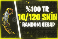 [ÇALIŞAN]⭐%100TR 10/120 RANDOM HESAP