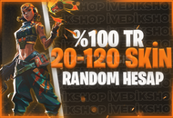 [ÇALIŞAN]⭐%100TR 20-120 SKİN GARANTİLİ RANDOM⭐