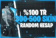 [ÇALIŞAN]⭐%100TR 300-500 SKİN GARANTİLİ RANDOM⭐