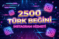 ✅[ÇALIŞIYOR]✅2.500 Türk BEĞENİ - En Ucuzu 7/24