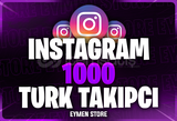 ⭐[ÇALIŞAN]✅ İnstagram 1000 Türk Takipçi