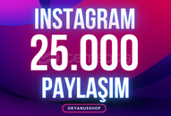 ⭐(ÇALIŞAN)⭐Instagram 25.000 paylaşım