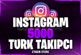 ⭐[ÇALIŞAN]✅ İnstagram 5000 Türk Takipçi