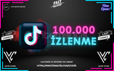 ⭐[ÇALIŞAN]⭐Tiktok 100.000 İzlenme⭐