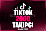⭐[ÇALIŞAN]✅ Tiktok 2000 Takipçi