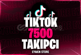 ⭐[ÇALIŞAN]✅ Tiktok 7500 Takipçi