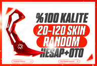 ✨[BIÇAKLI][ÇALIŞAN] 20-120 SKIN RANDOM HESAP✨