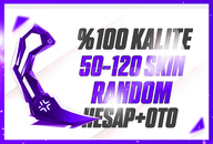 ✨[ÇALIŞIR] 50-120 SKIN RANDOM HESAP✨