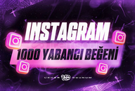 ⚡ ÇALIŞIYOR | 1000 Adet %100 Yabancı Beğeni