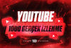 ⚡ ÇALIŞIYOR | 1000 Adet Youtube İzlenme
