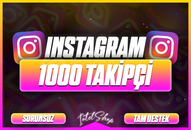 ⭐ÇALIŞIYOR ✅ 1000 Gerçek Takipçi ⚡Instagram