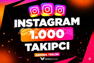 ⚡ÇALIŞIYOR 1000⚡Gerçek Takipçi ⚡Instagram