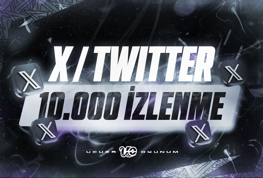 ⚡ ÇALIŞIYOR | 10.000 Adet X (Twitter) İzlenme ⚡ ÇALIŞIYOR | 10.000 Adet X (Twitter) İzlenme