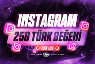 ⚡ ÇALIŞIYOR | 250 Adet %100 Türk Beğeni