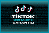 ⭐✅{ÇALIŞIYOR!}⭐250 TİKTOK GERÇEK TAKİPÇİ⭐
