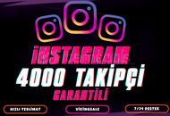 ⭐️ [ÇALIŞIYOR] 4000 İNSTAGRAM TAKİPÇİ ⭐