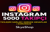 ⭐ÇALIŞIYOR ✅GARANTİLİ l 5000 GERÇEK TAKİPÇİ ⭐