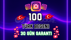 ⭐[ÇALIŞIYOR⚡] Instagram 100 Türk Beğeni